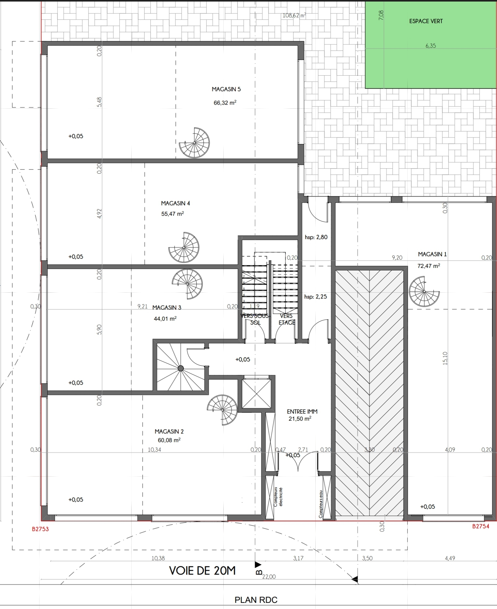 Plan Mezzanine